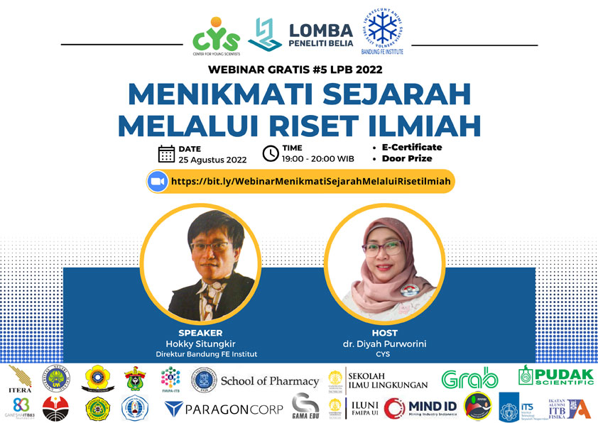 Webinar#5 - Menikmati Sejarah Melalui Riset Ilmiah